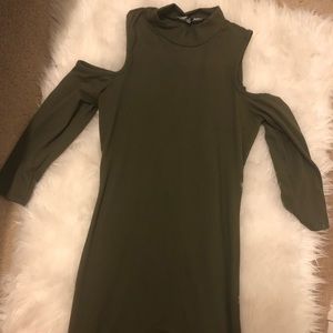 Cold shoulder dress